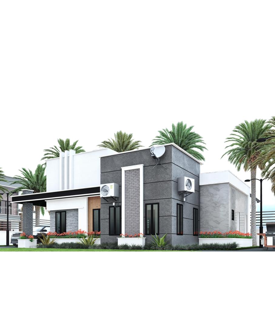 Contemporary flat-roof bungalow from the new Ibadan portfolio